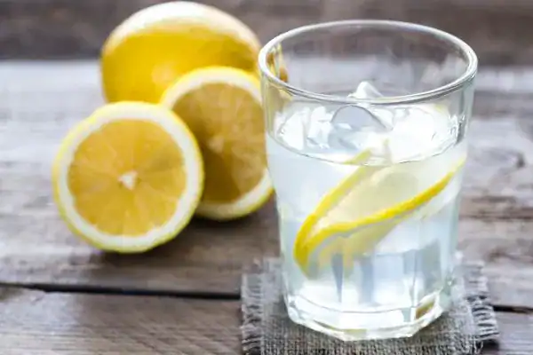 Image of lemon water to aid hydration Arundel